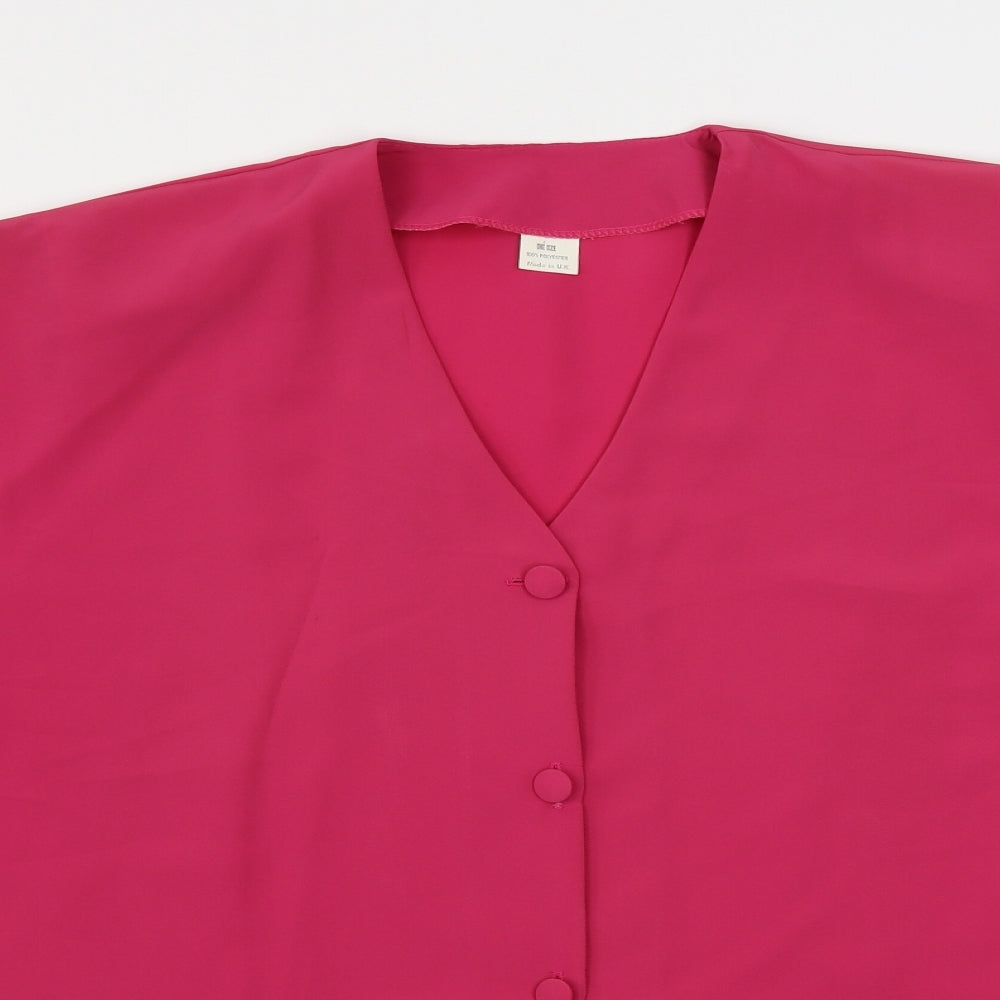 Preworn  Womens Pink   Jacket Coat One Size