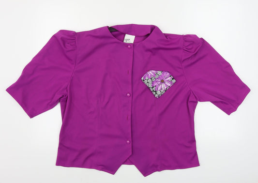 FASHION EXTRA  Womens Purple   Jacket Coat Size 20