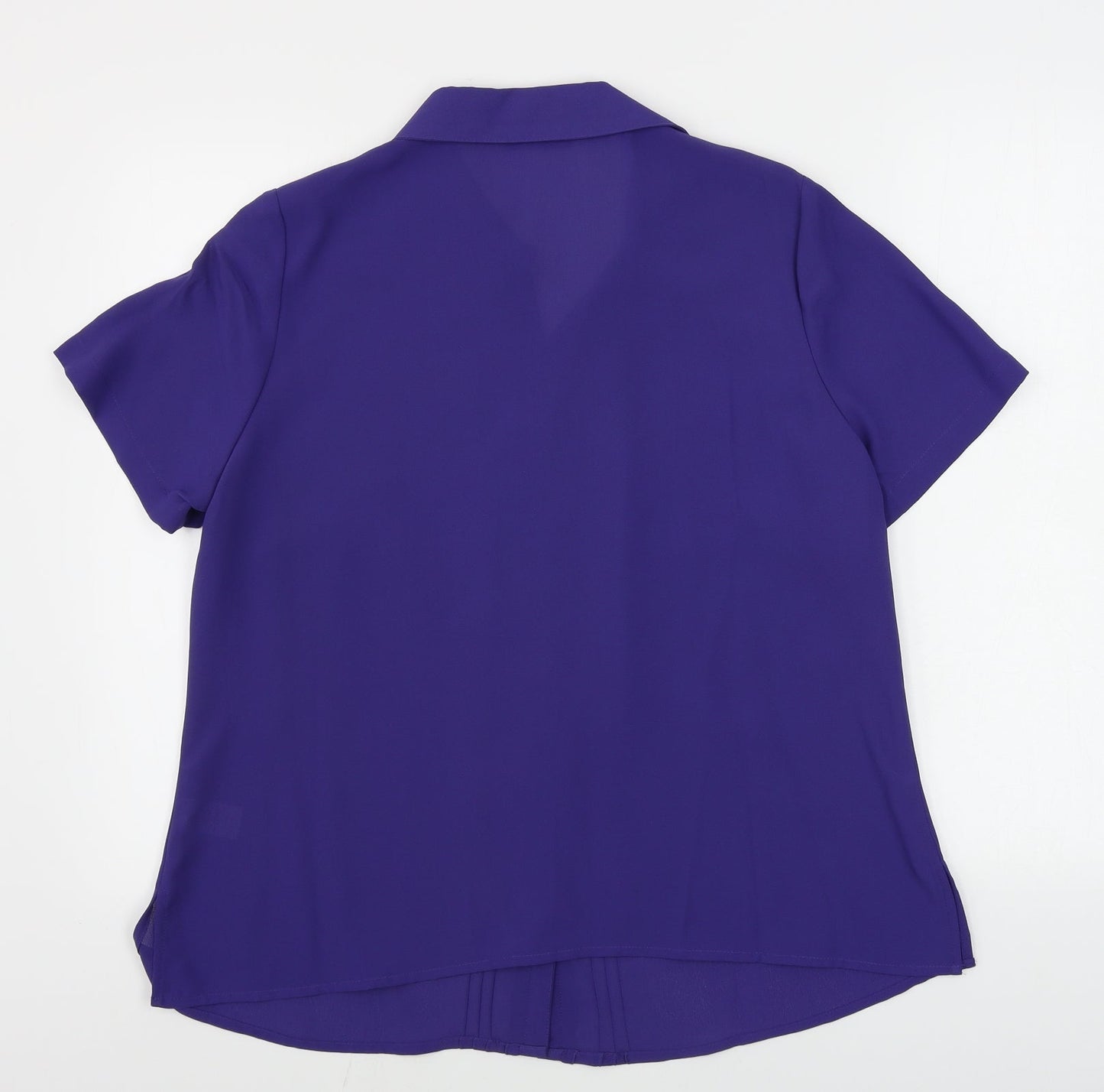 bm collection    Womens Purple   Basic Button-Up Size 18