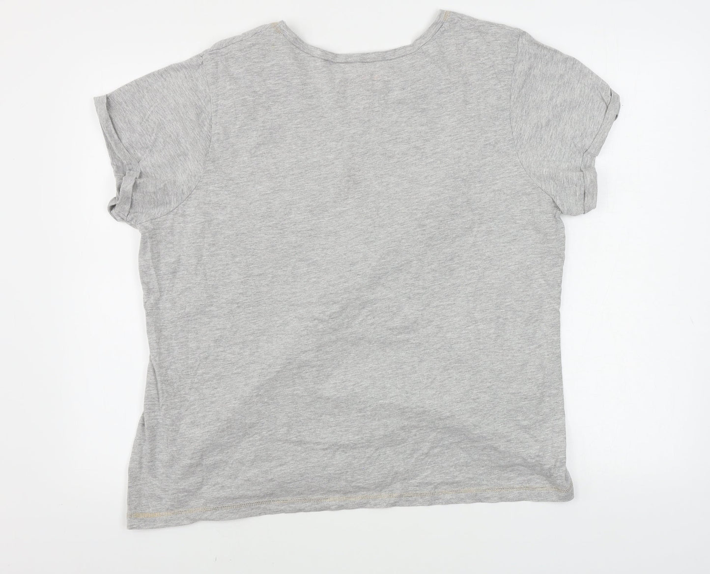 Love Island   Womens Grey   Basic T-Shirt Size XL  - Love Island