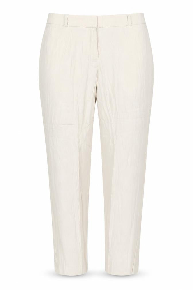 Preworn Womens Beige   Cropped Trousers Size 34 in L23 in