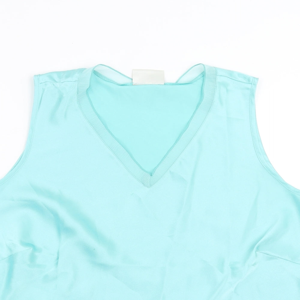 The Collection Womens Blue   Basic Blouse Size 20