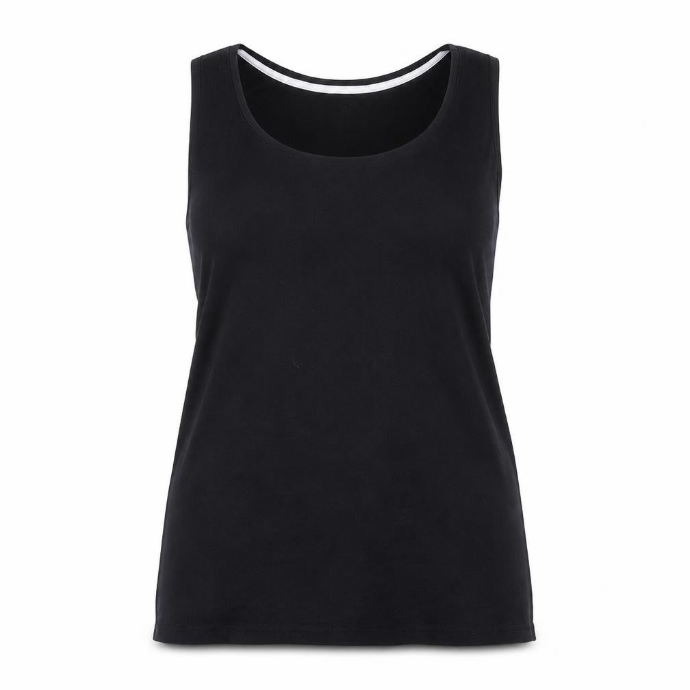 Wardrobe Essentials Womens Black   Basic Tank Size 16