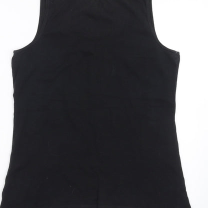 Wardrobe Essentials Womens Black   Basic Tank Size 16