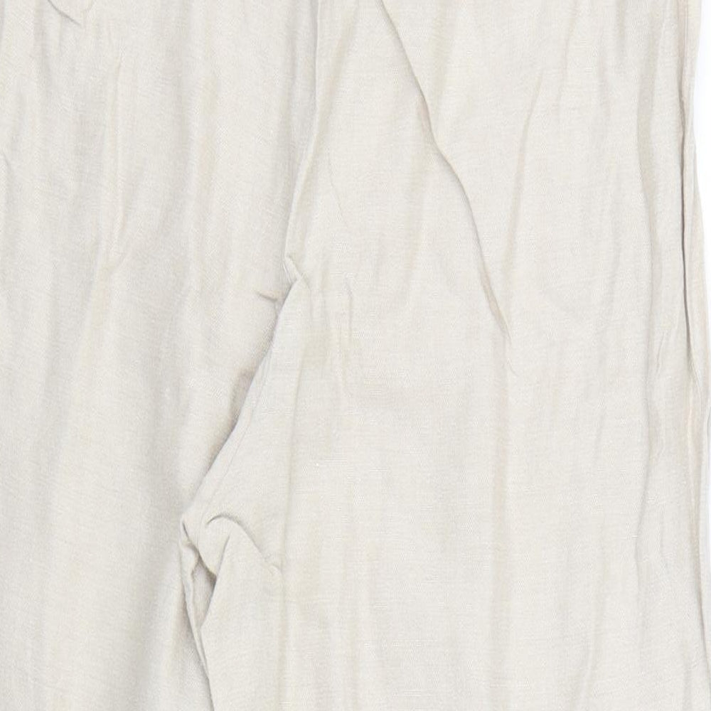 Covington Womens Beige   Cropped Trousers Size 14 L23 in