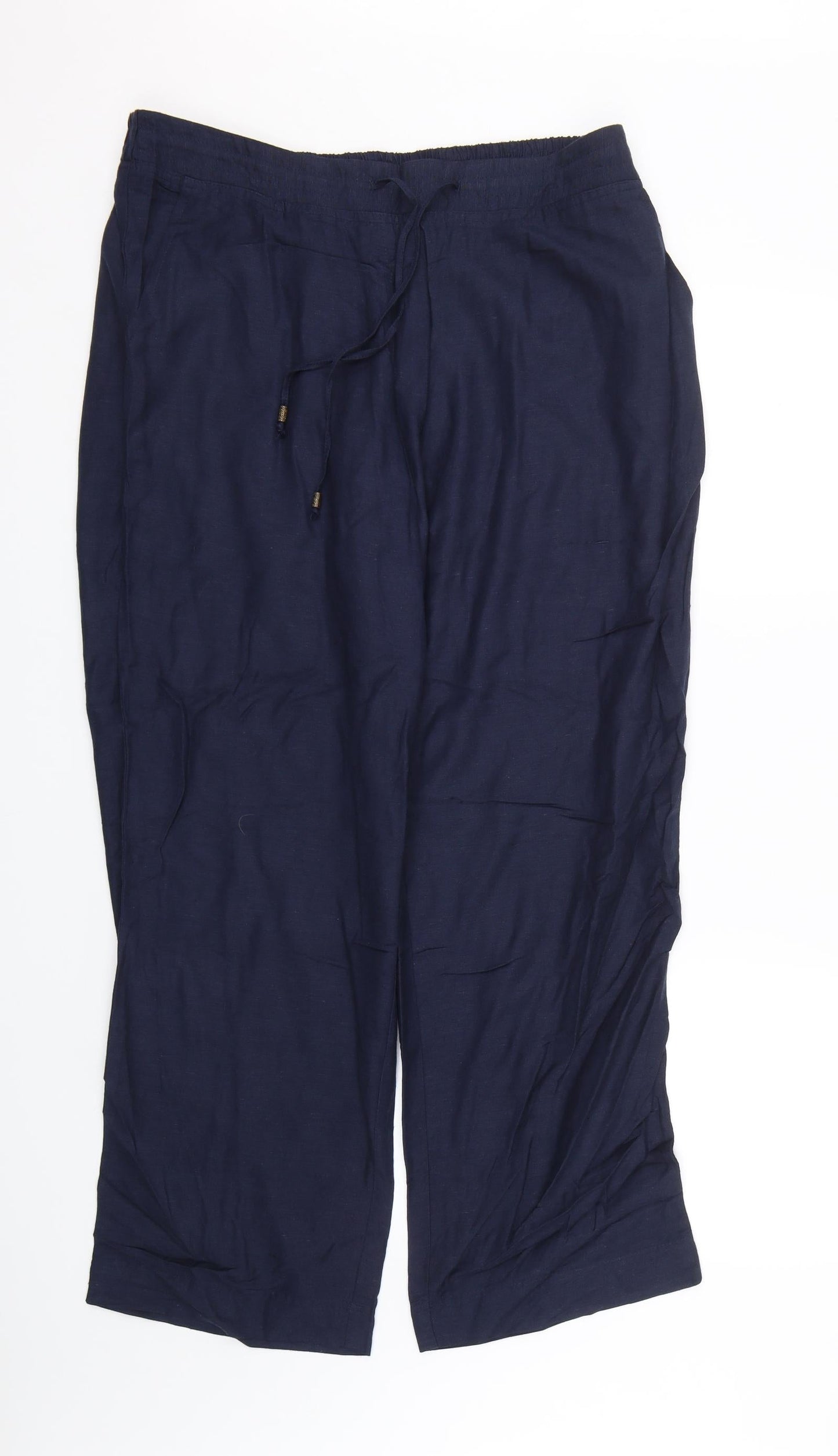 Anthology Womens Blue   Trousers  Size 18 L26 in