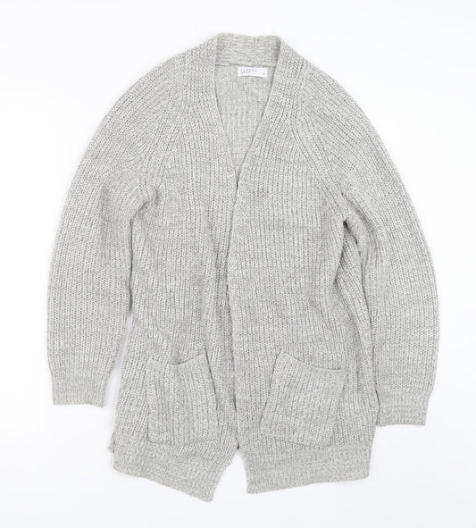 Papaya Womens Grey   Cardigan Jumper Size M