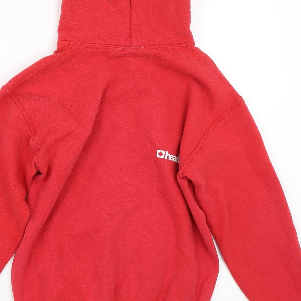 Headworx Boys Red   Pullover Hoodie Size 6-7 Years