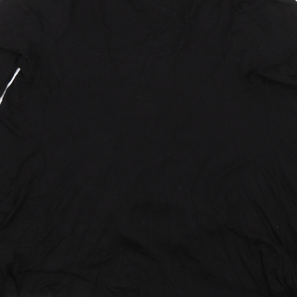 George Womens Black   Kimono T-Shirt Size 10