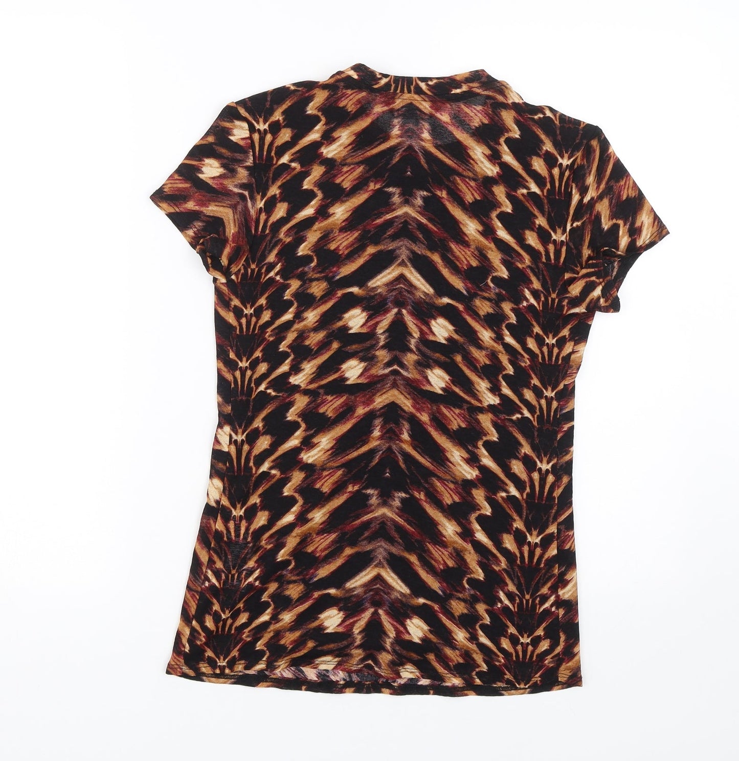 Dorothy Perkins Womens Brown   Basic T-Shirt Size 8