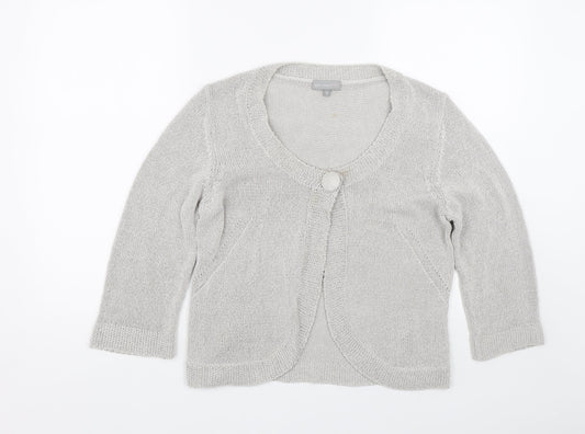 Per Una Womens Grey   Cape Jumper Size 16