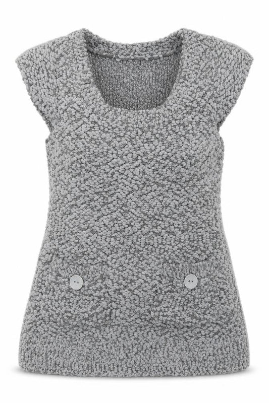 Apricot Womens Grey   Pullover Sweatshirt Size M