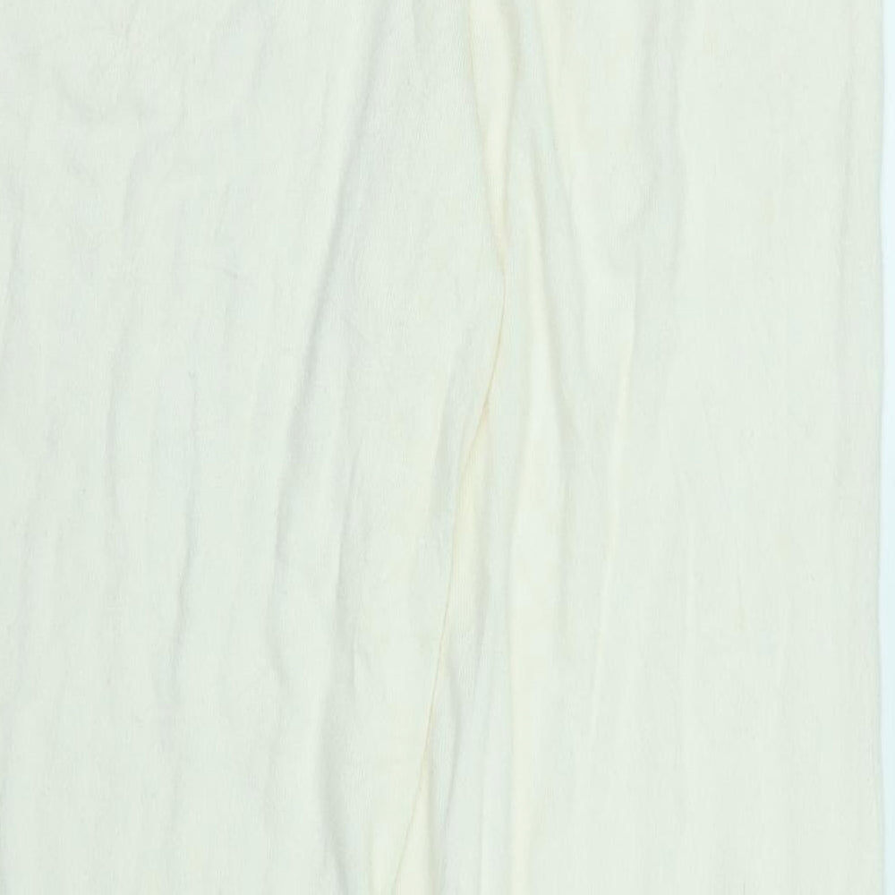 M&S Womens Ivory Solid  Chemise Pyjama Set Size 6