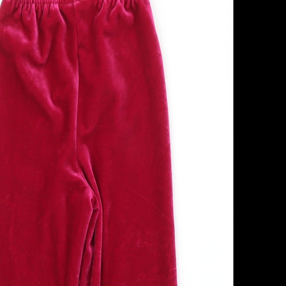 M&S Girls Purple   Cargo Leggings Size 18 Months