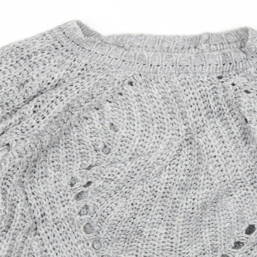 Gemelli Womens Grey   Pullover Jumper Size S
