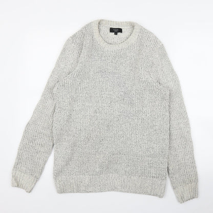 Next Mens Beige   Pullover Jumper Size S