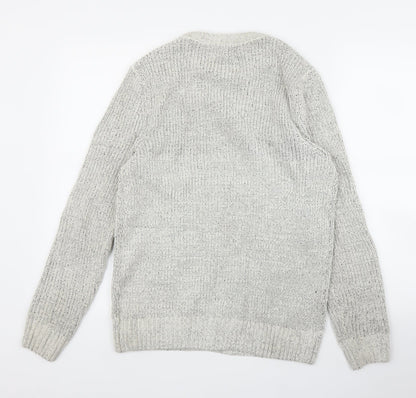 Next Mens Beige   Pullover Jumper Size S