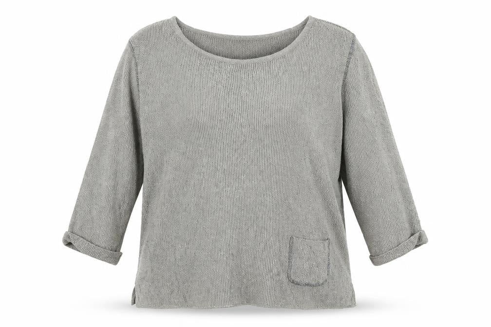 Faber Womens Grey   Basic Blouse Size 14