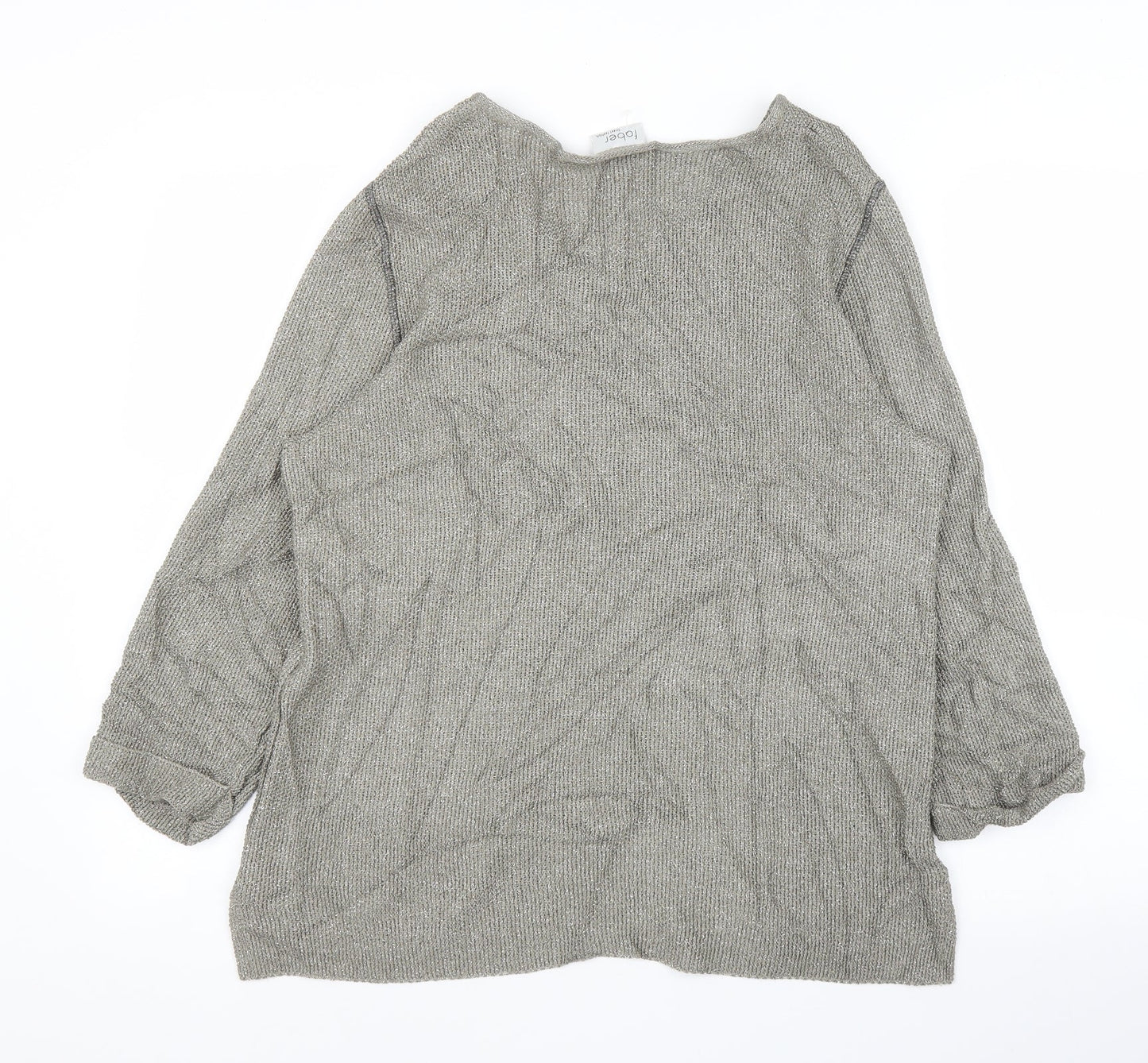 Faber Womens Grey   Basic Blouse Size 14