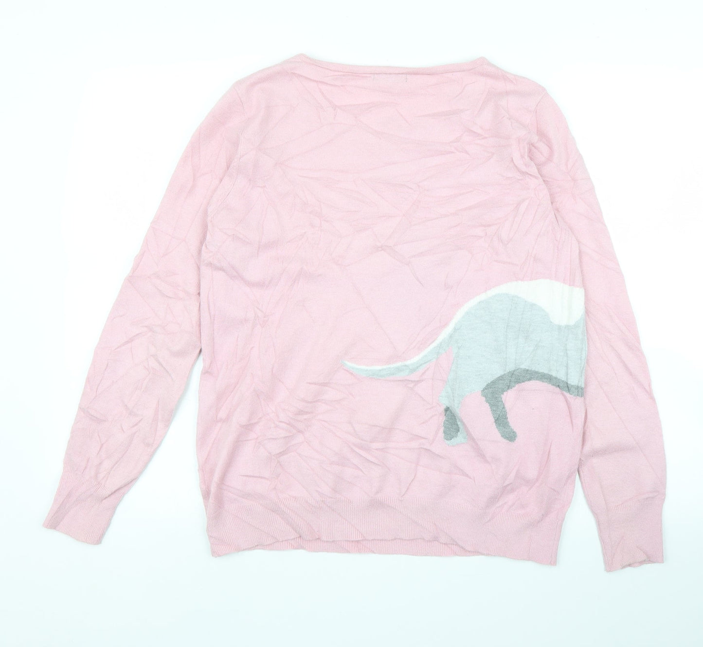 M&Co Womens Pink   Pullover Jumper Size 14