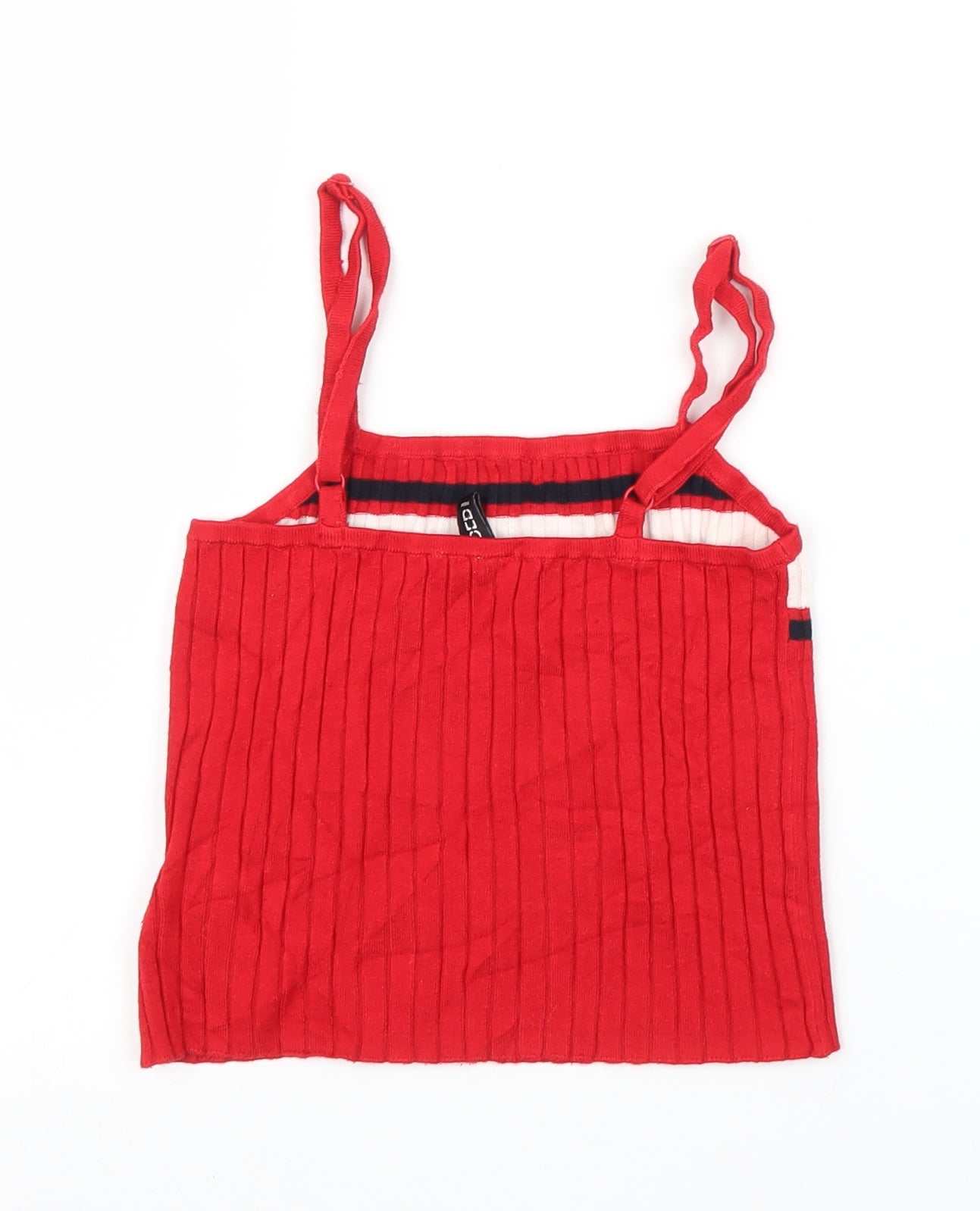 H&M Womens Red Striped  Camisole Blouse Size S