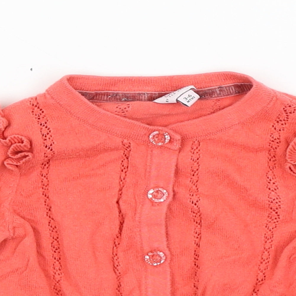 Baker Baby Baby Red   Cardigan Jumper Size 3-6 Months