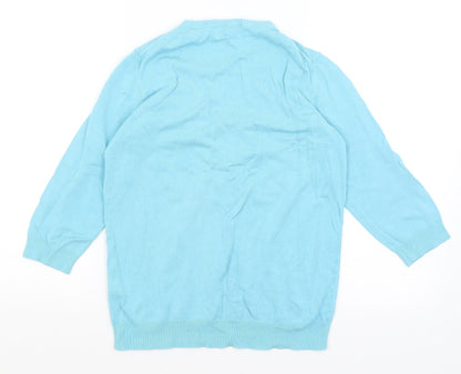 Marks & Spencer Womens Blue   Pullover Jumper Size 12