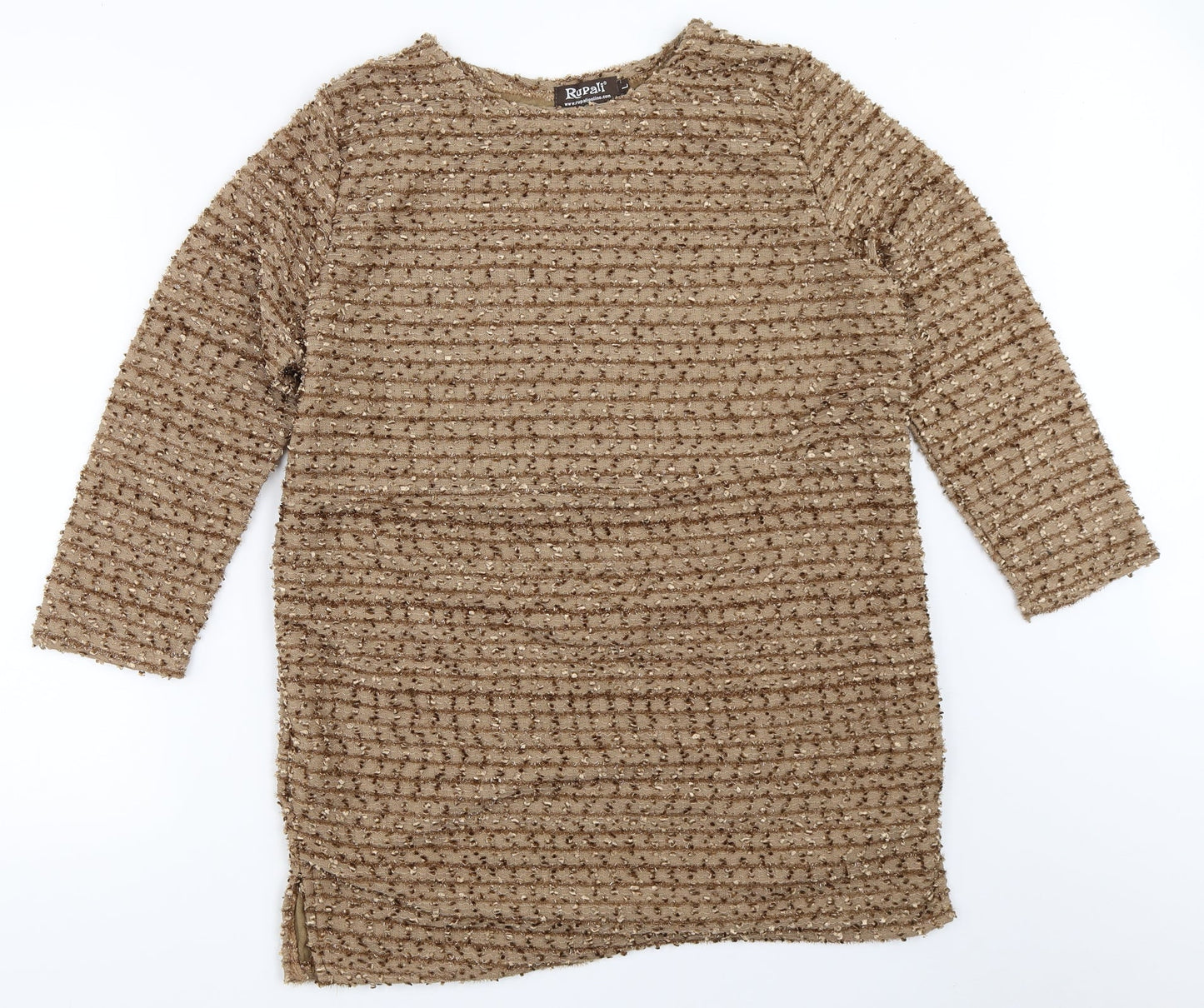 Rupali Womens Brown   Pullover Jumper Size L