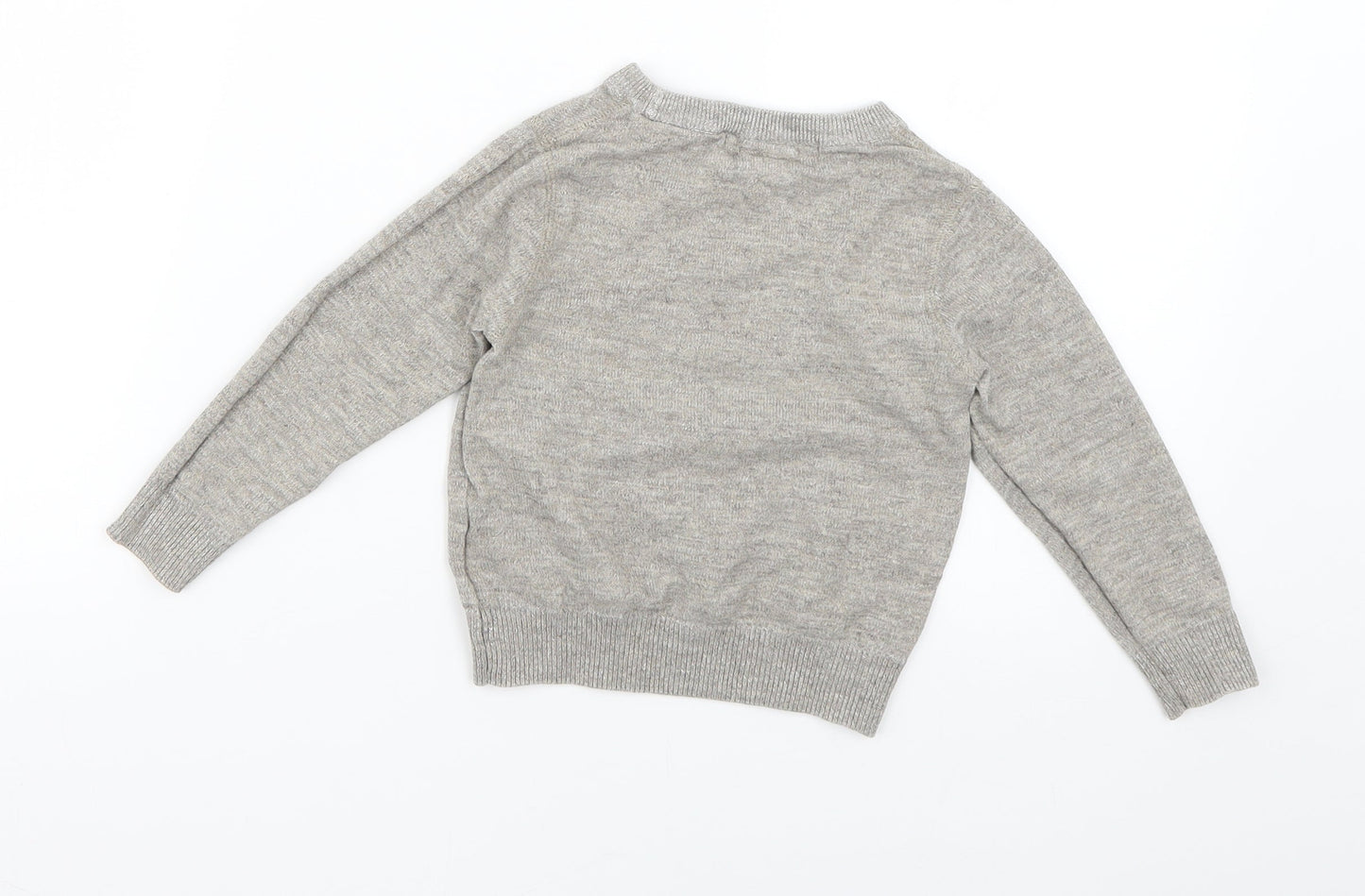H&M Baby Grey Geometric  Pullover Jumper Size 12-18 Months