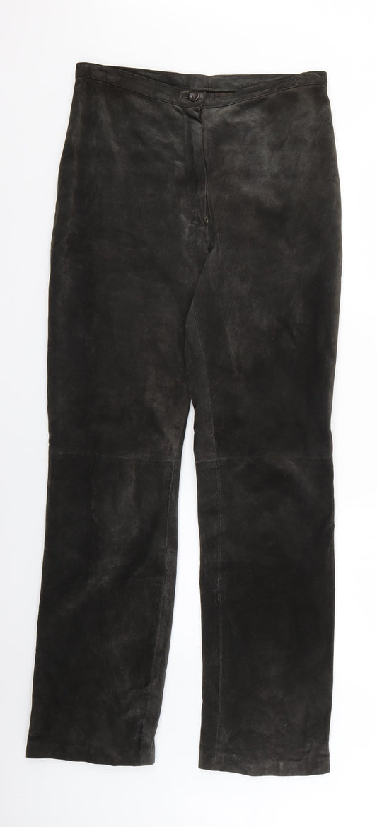 milan  Womens Brown   Trousers  Size 14 L29 in