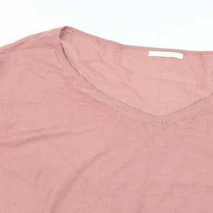 H&M Womens Pink   Pullover Jumper Size XL
