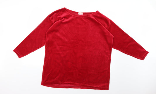 ppreworn Womens Red   Pullover Jumper One Size