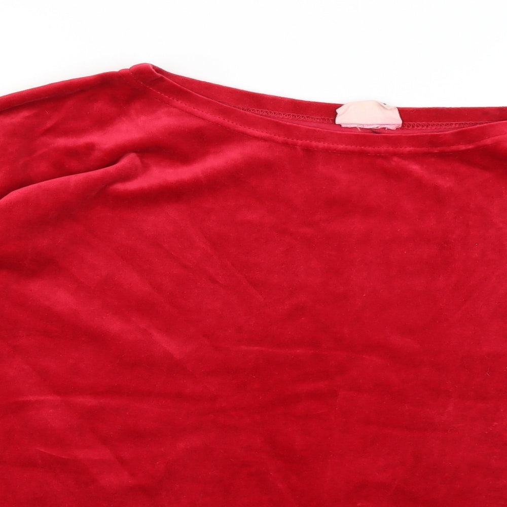 ppreworn Womens Red   Pullover Jumper One Size
