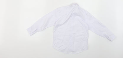 romario Womens Blue   Basic Button-Up Size 6