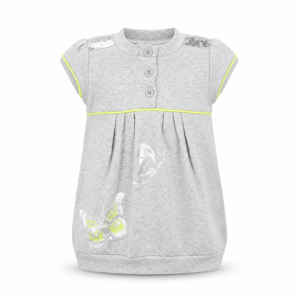 Debenhams Baby Grey Geometric  Jumper Dress  Size 12-18 Months