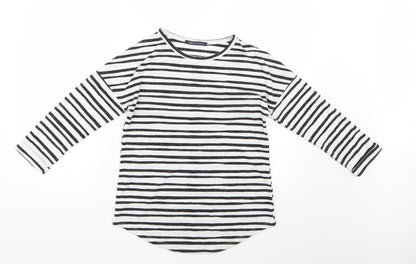 Marks & Spencer Womens Multicoloured Striped  Basic Blouse Size 6