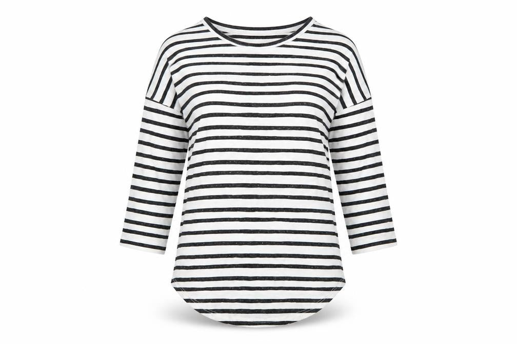 Marks & Spencer Womens Multicoloured Striped  Basic Blouse Size 6