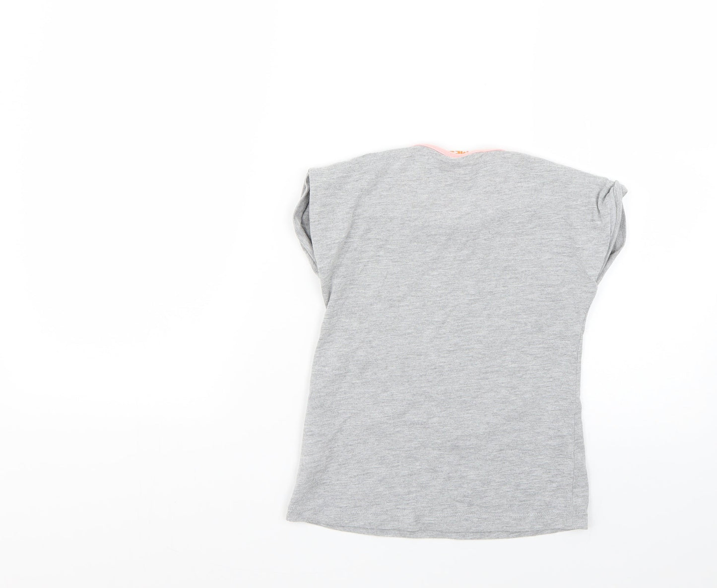univeral studios Girls Grey Geometric  Top Pyjama Top Size 7-8 Years