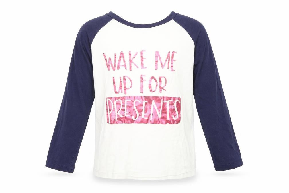 George Girls Multicoloured Geometric  Basic T-Shirt Size 7-8 Years  - Christmas