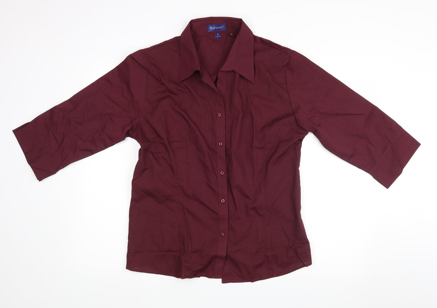 boronia Womens Purple   Basic Button-Up Size 16