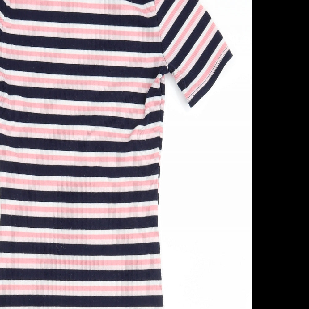H&M Womens Multicoloured Striped  Mini  Size 38