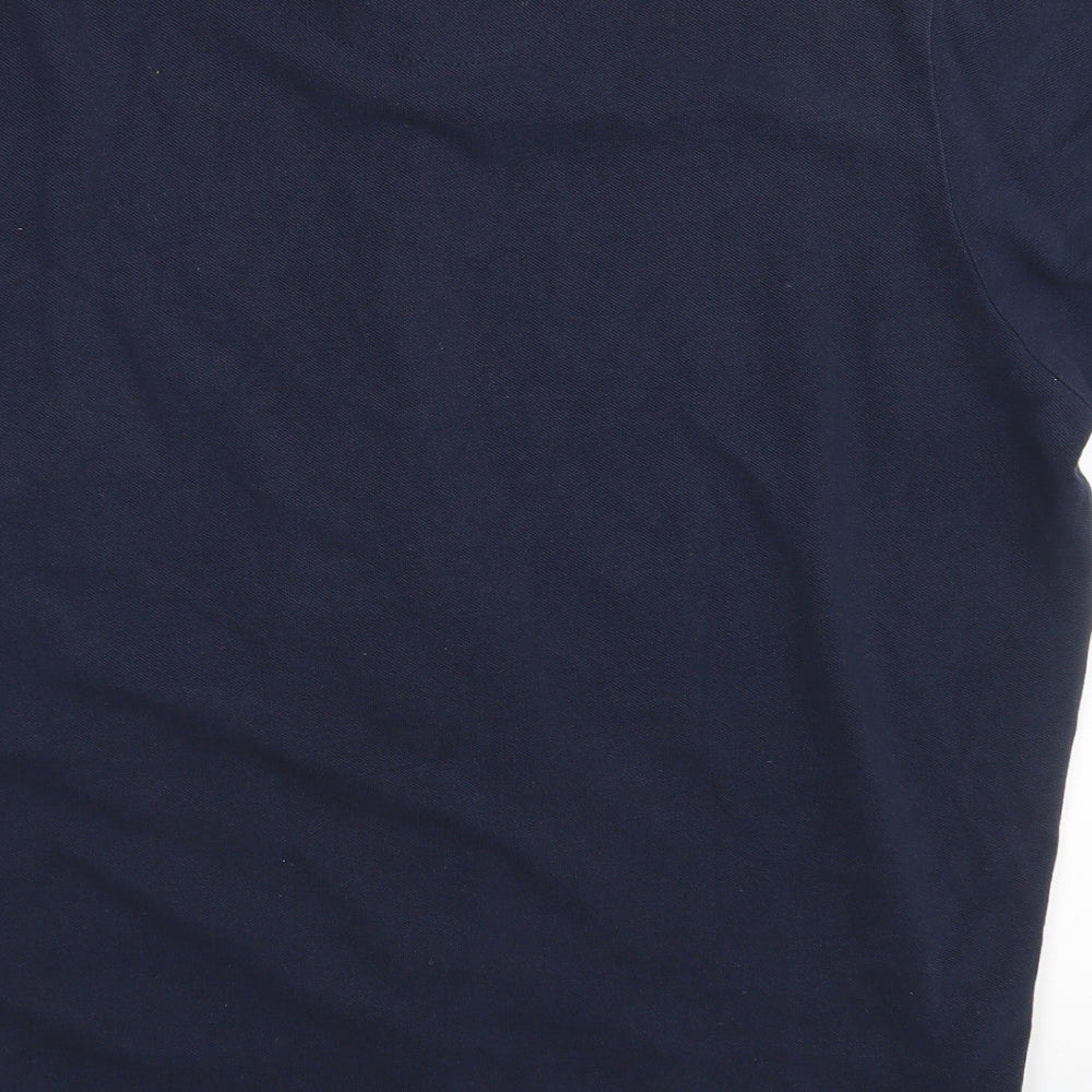 Twisted Soul Mens Blue Houndstooth   Polo Size L