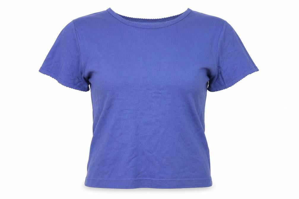 Essentials Womens Blue   Basic T-Shirt Size 20