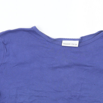 Essentials Womens Blue   Basic T-Shirt Size 20