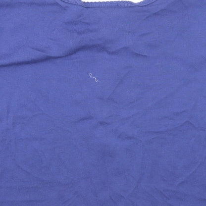 Essentials Womens Blue   Basic T-Shirt Size 20