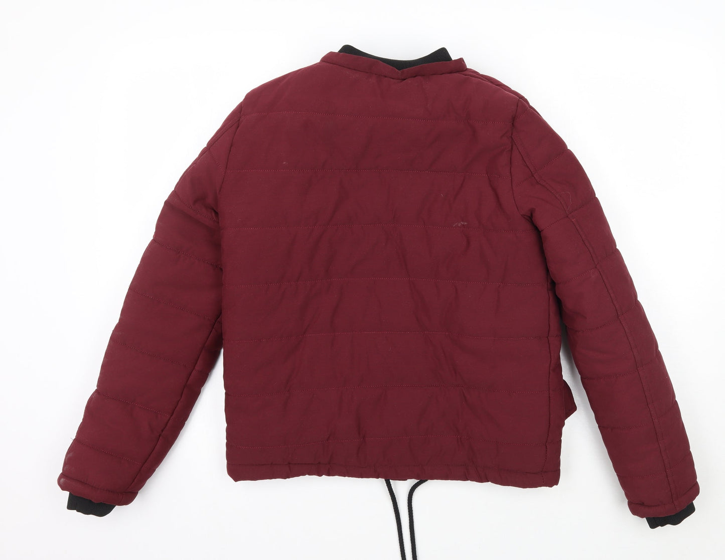 Boohoo Womens Purple   Jacket Coat Size S  - Maroon