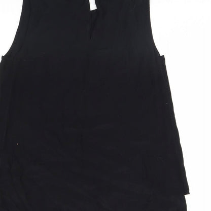 Warehouse Womens Black   Basic Tank Size 10