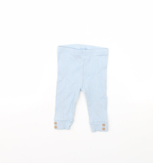 TU Girls Blue   Capri Trousers Size 3-6 Months