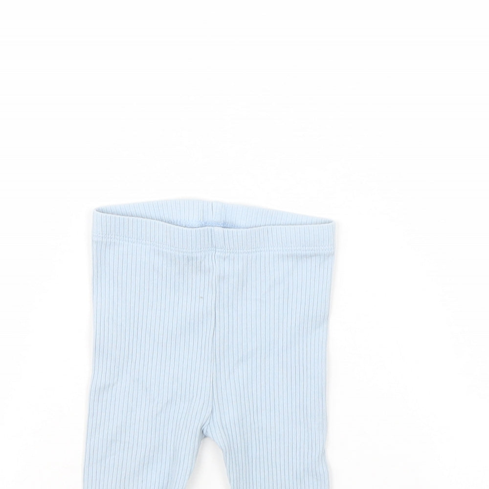 TU Girls Blue   Capri Trousers Size 3-6 Months