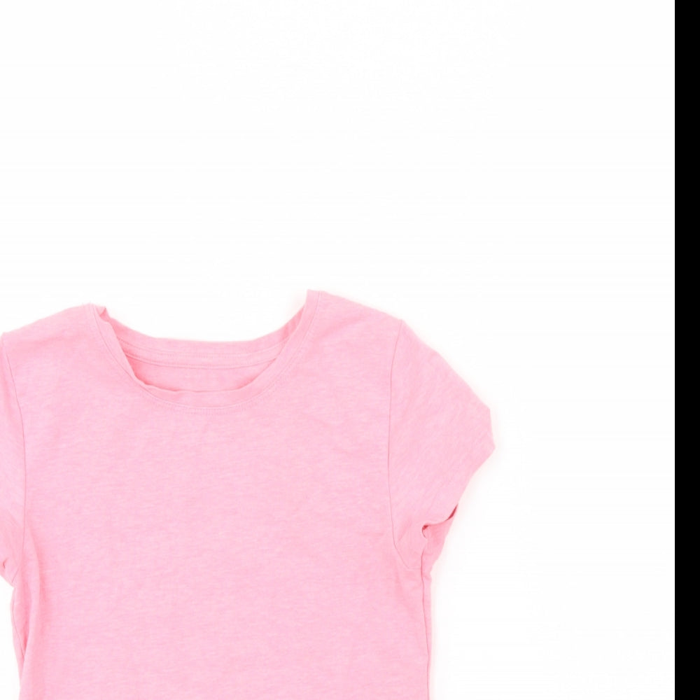 St Bernard Girls Pink   Basic T-Shirt Size 8 Years